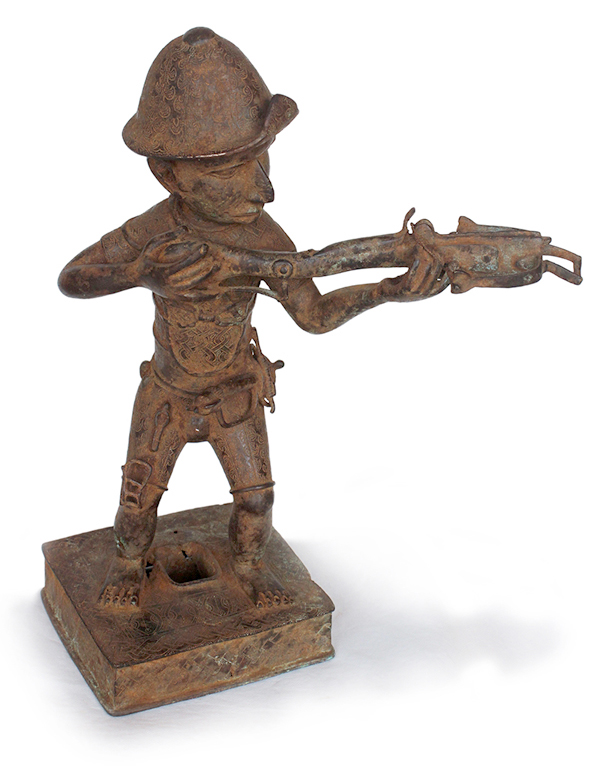 Portuguese marksman Benin. Nigeria