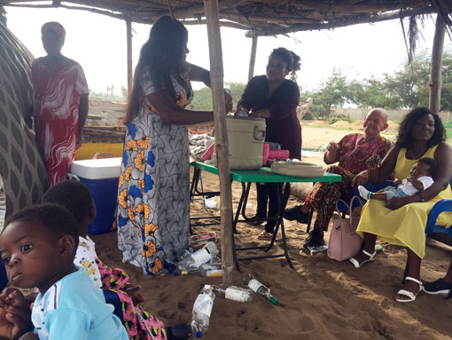 Strandparty in Agbogan