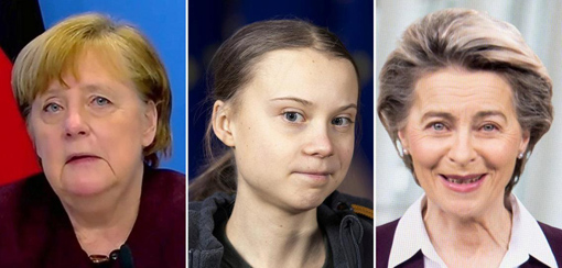 Merkel Thunberg Leyen