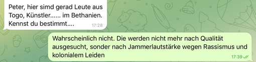Nachricht aus Berlin
