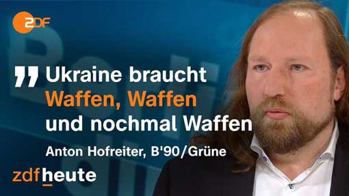 Anton Hofreiter Waffen Wasfen Waffen