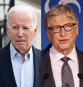 Her Joe Biden und Herr Bill Gates