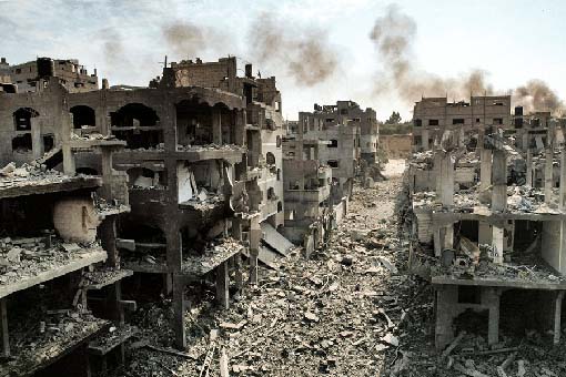 Der Wertewesten verbreitet Werte im Gaza Der Wertewesten verbreitet Werte