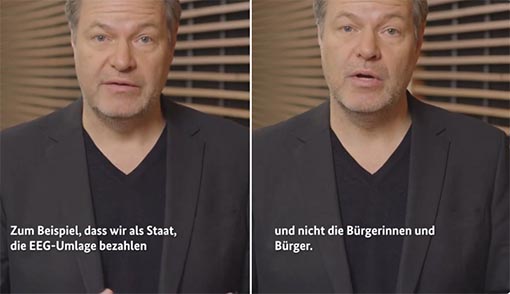 Früher dachte ich mal, der sei ein wenig intelligent Robert Habeck