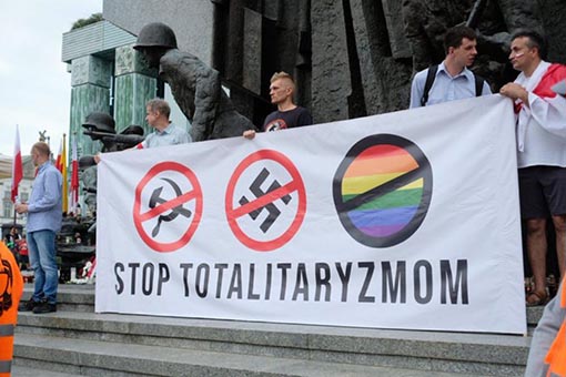 Die Polen scheinen bezüglich Erkenntnissen den Deutschen voraus Stop Totalitarismus