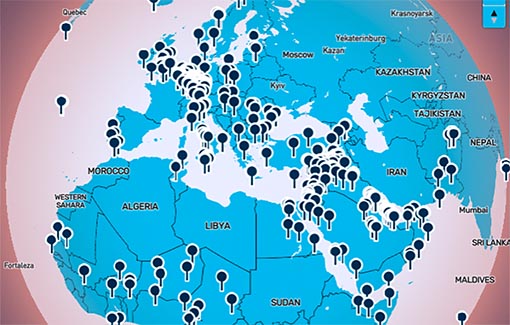 Das Militärimperium der USA: Eine visuelle Datenbank Das Militärimperium der USA: