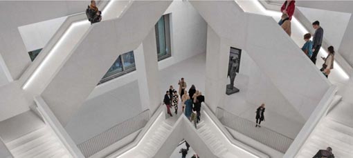 Treppe im Museum