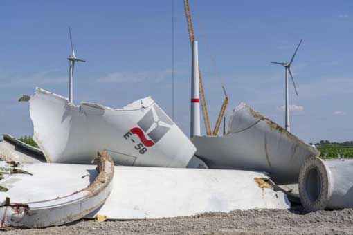 Windkraftschrott